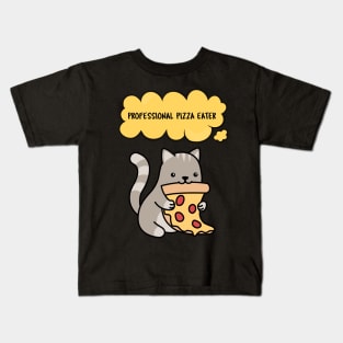 professional pizza eater Kids T-Shirt